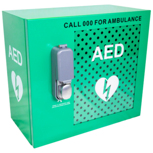 AED Wall Cabinet – Outdoor Weatherproof (Alarmed with Keypad Lock)